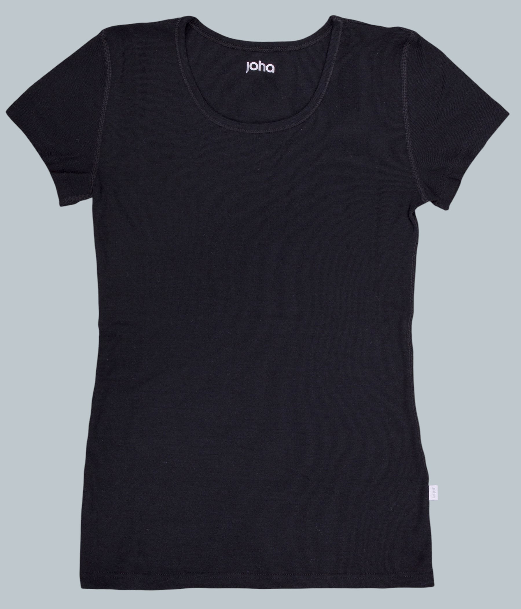 Kortärmad undertröja i ull/T-shirt ”Marie”