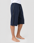Shorts med dragkedja i båda sidor, i bomull/elastan. Finns i mörkblått, svart och grått.