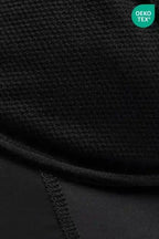 Care Design black high-waisted incontinence underwear with built-in barrier, 4-layer absorbent gusset.